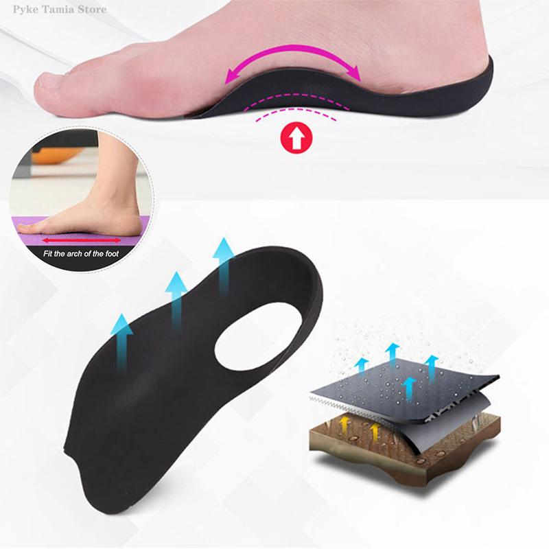 1 пара стелек для плоскостопия, ортопедические, для коррекции свода стопы, с поддержкой, пяточные подкладки, вставки для обуви для О-образных ног и подошвенного фасциита, уход за ногами