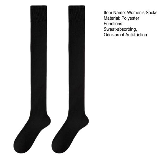 Женские носки Зимние теплые длинные чулки Толстые термоэластичные чулки Дышащие утолщенные повседневные носки до колена для повседневной носки и сочетания