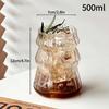 Cold Coffee Cups Iced Coffee Cups Glass Water Cup Coffee Mug Glass Drinkware Water Bottle Aesthetic Glass Cup Desk Accessorie