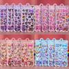 1pcs Kawaii Sanrio Kuromi Cartoon 3D Relief Stickers Aesthetic Waterproof DIY Diary Laptop Cute Anime Decoration Sticker Toys