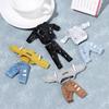 Cool Clothes Accessories Kids Gift Toys Doll Jeans Fashion Ripped Pants Hoodies PU Leather Jackets