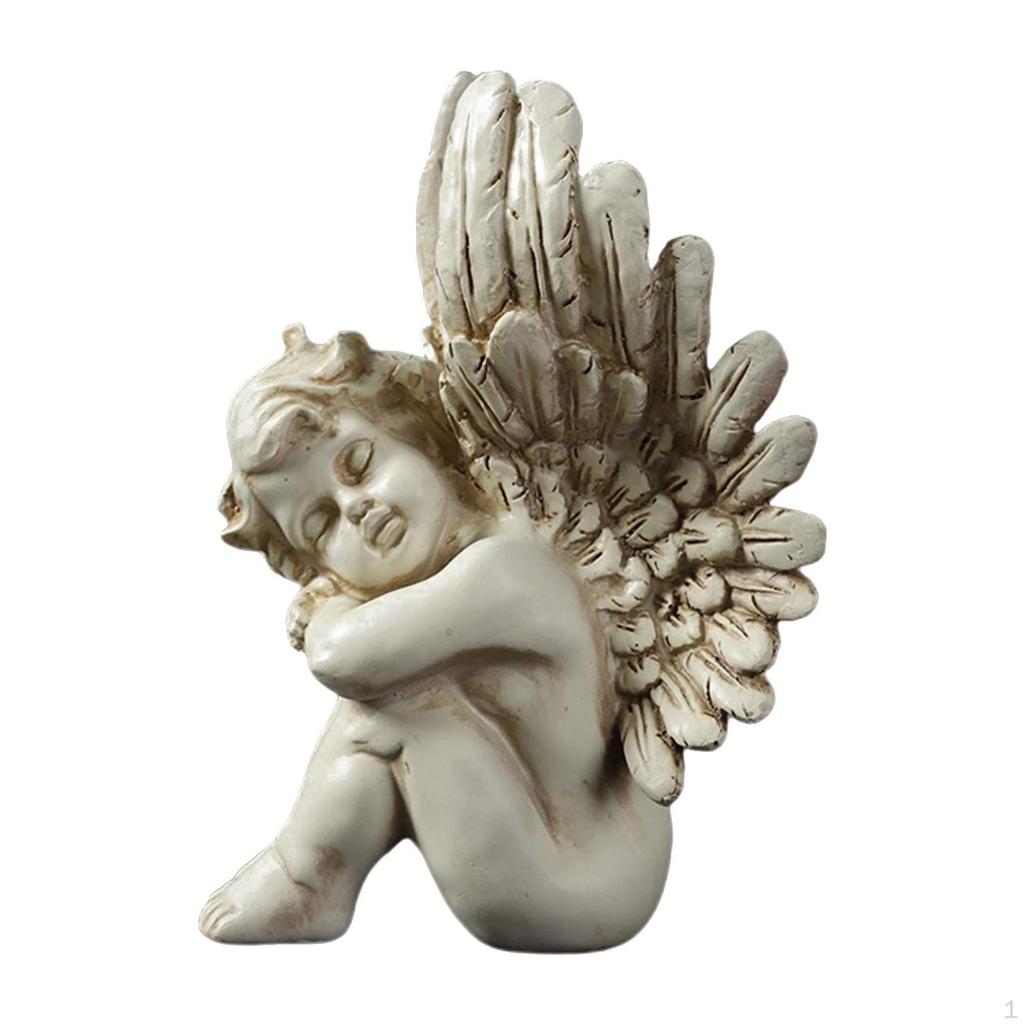 Статуя ангела, креативные фигурки, статуи ангелов, миниатюры, декор, сказочный сад