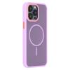 For iPhone 15 Pro Max Magnetic Case Skin Touch TPU+PC Phone Back Cover