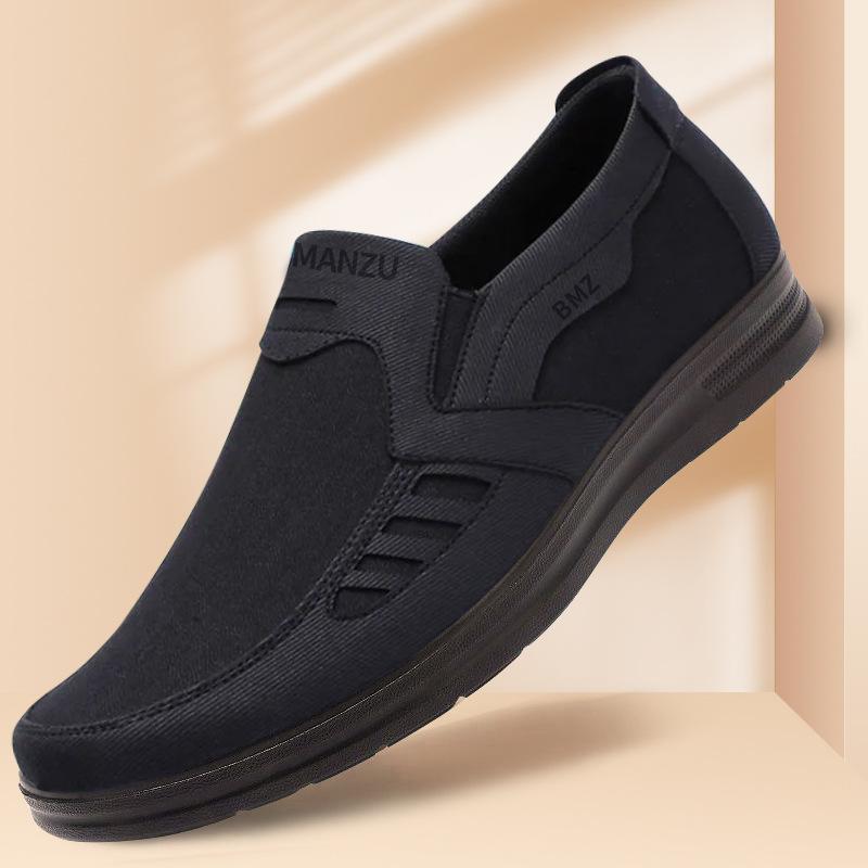 Men's shoes, lazy shoes, soft soles, comfortable and breathable casual cloth shoes in spring and autumn