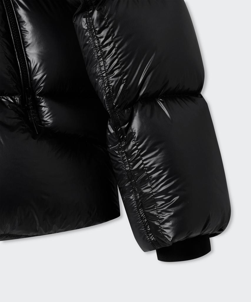 Musinsa Standard [City Leisure] Sheer Ripstop Double Pocket Down Short Padded Jacket [Black]