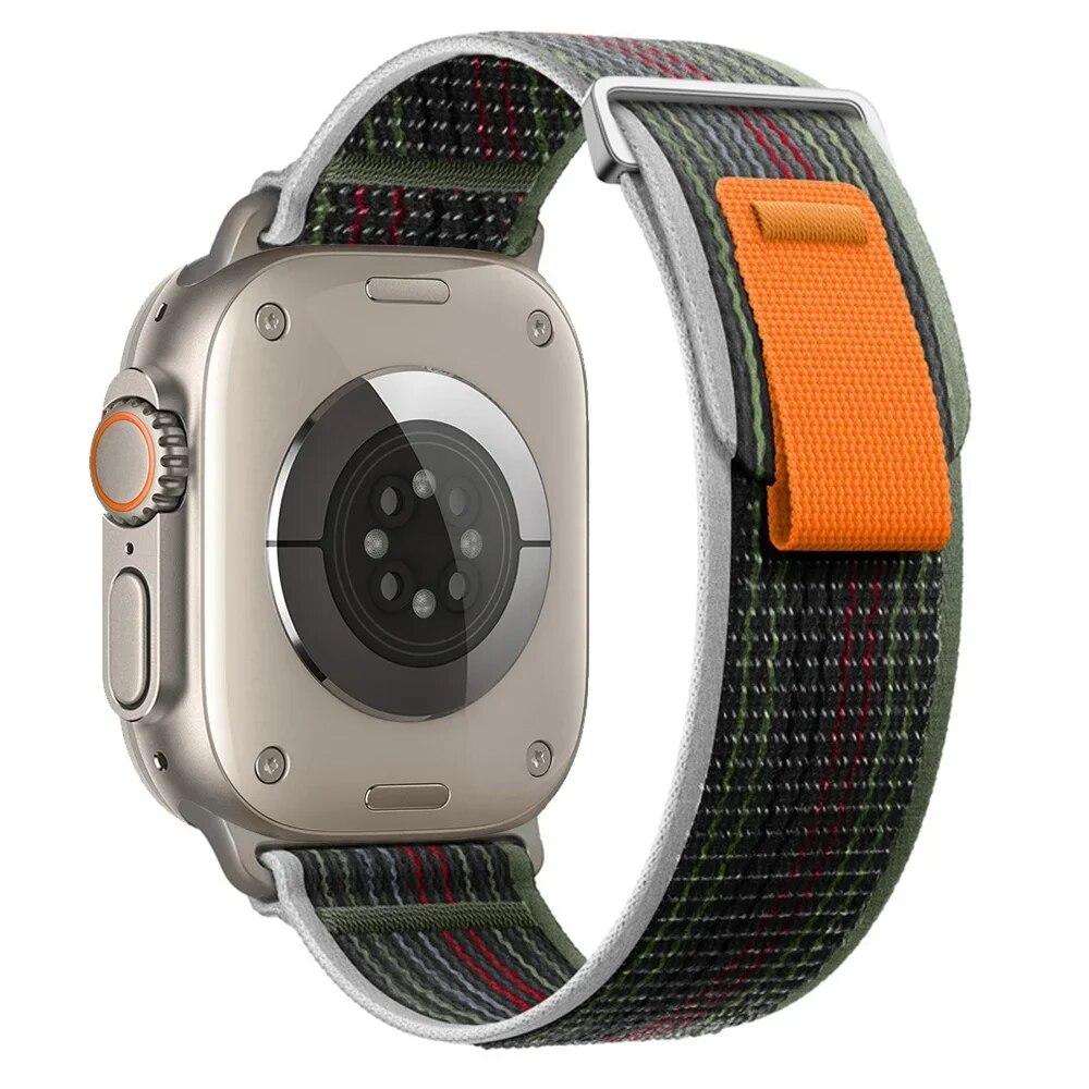 Ремешок Trail Loop для Apple Watch Ultra 2, ремешок 49 мм, 44 мм, 40 мм, 41 мм, 42 мм, браслет Correa для IWatch Series 9, 8, 7, 6, 5 Se, ремешок 45 мм