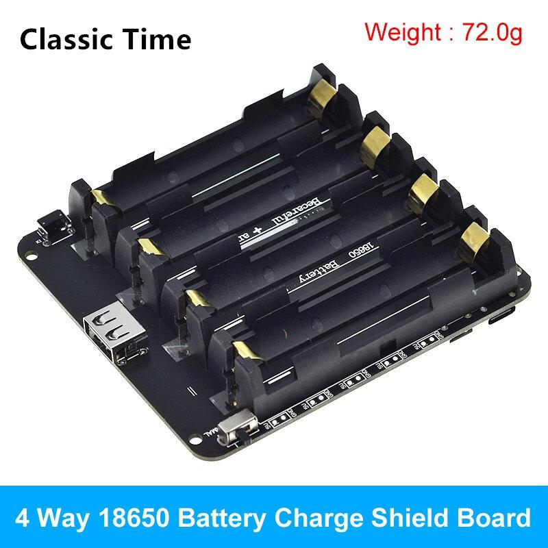 Два напряжения 18650 литиевая батарея Shield V8, модуль платы расширения мобильной мощности 5 В/3 А 3 В/1 А Micro USB для Arduino ESP32 ESP8266