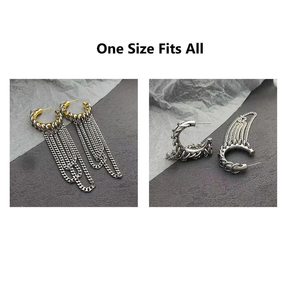 Преувеличенные длинные серьги-кисточки винтажные хип-хоп ювелирные аксессуары панк серьги для женщин