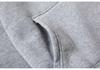Unisex Solid Color Hooded Pullover Sweatshirt & Pants Set - Casual Autumn/Winter Sportswear