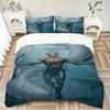 3pcs Aquaman Duvet Cover Set (1 Duvet Cover + 2 Pillowcases, No Core) - Comfortable, And Breathable Bedroom Decoration yy251104017
