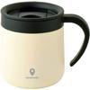 Kakusee CC-20 Coco Cafe Vacuum Double-Sided Mug with Lid, 300ml, White