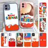 Чехол-брелок для телефона KINDER JOY Сюрприз для iPhone 16 14 15 16 13 12 11 16 Pro Max X XS MAX Plus Матовый ТПУ
