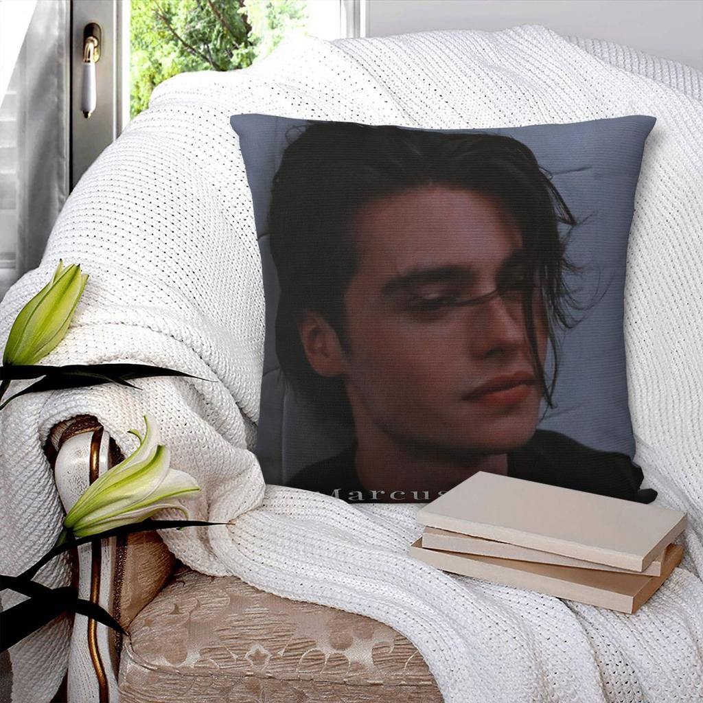Marcus Baker Ginny & Georgia Square Pillowcase Polyester Linen Velvet Printed Zip Decor Pillow Case Sofa Cushion Cover