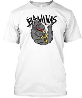 Funny Lizard Eating Bananas T-shirt