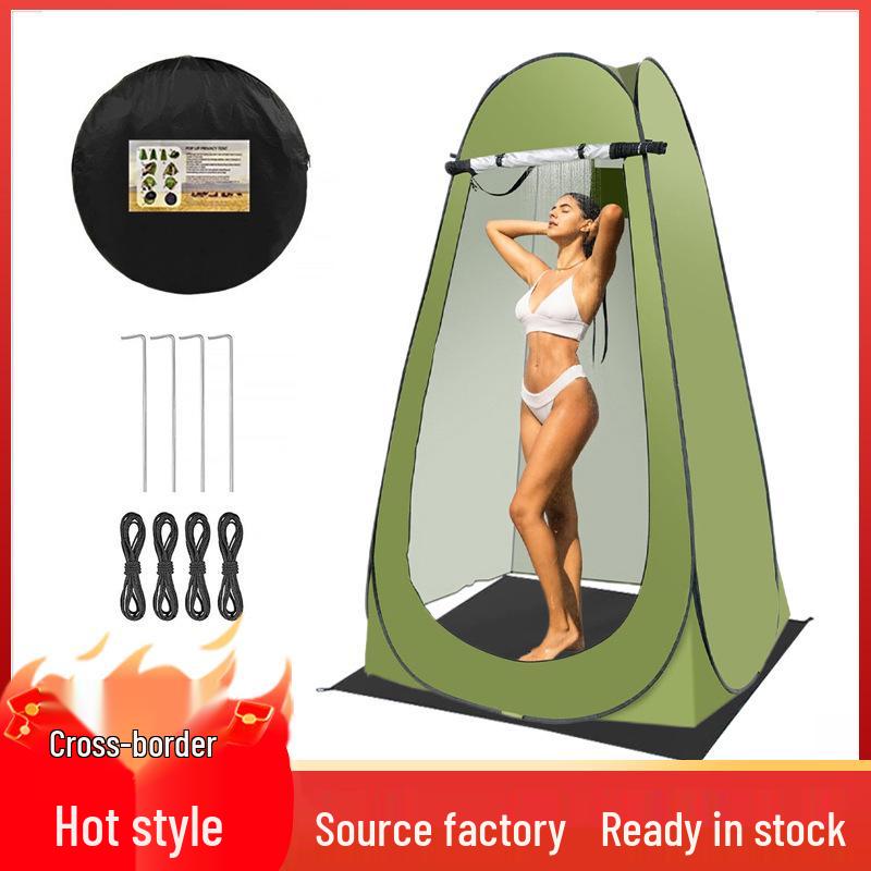 Портативная палатка для душа и туалета для кемпинга - Укрытие для уединения на открытом воздухе