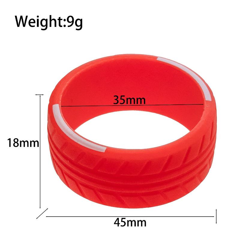 Silicone Steering Wheel Cover For Rc Transmitter Universal Grip For Rc Car Model - Anti-Slip & Comfort