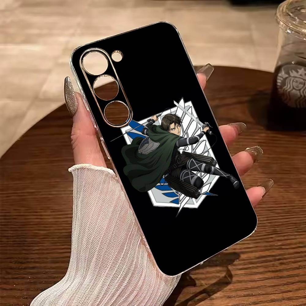 A-ttack -on -Titan -Eren Y-Yeager Phone Case For Samsung Galaxy A71,A70,A52,A51,A40,A30 Transparent Cover