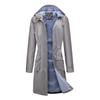 Waterproof Jacket Women Hooded Trench Fashion Outdoor Windbreaker Coat Loose Striped Lining Drawstring Long Blazer Autumn Winter