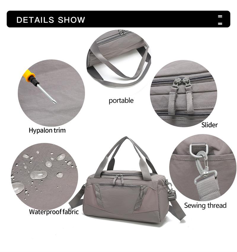 Дорожная сумка на короткие расстояния, женская легкая сумка через плечо, большая вместительная сумка для багажа, спортивная сумка для фитнеса