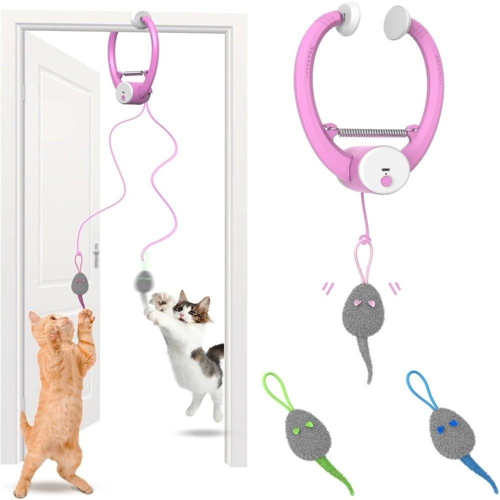 USB Rechargeable Cat Yo-Yo Electric Toy Self-entertainment and Fun Smart Teasing for Cats Automatic Lifting