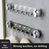 Сверхпрочные вращающиеся крючки на присосках - Крючки с волнообразным узором для ванной комнаты, кухни