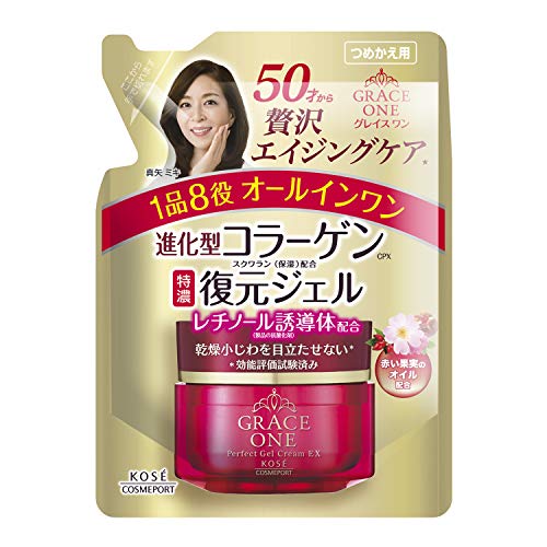 KOSE Grace One All-in-One Rich Repair Gel EX сменный блок 90 г