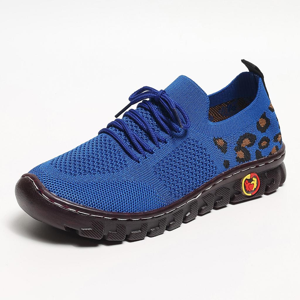 Fashion Plus Size 36-43 Shoes for Women Summer Women Mesh Breathable Comfortable Non-slip Flats Loafers Lace Up Sneakers Women