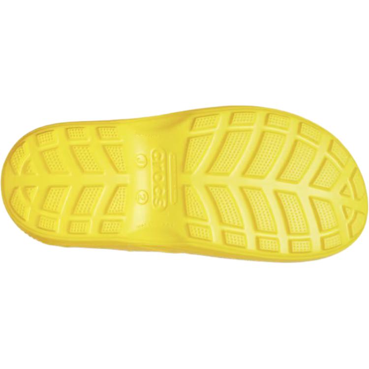 Crocs Ручка Это Противоскользящие Износостойкие Высокие Детские Ботинки Желтый Детский