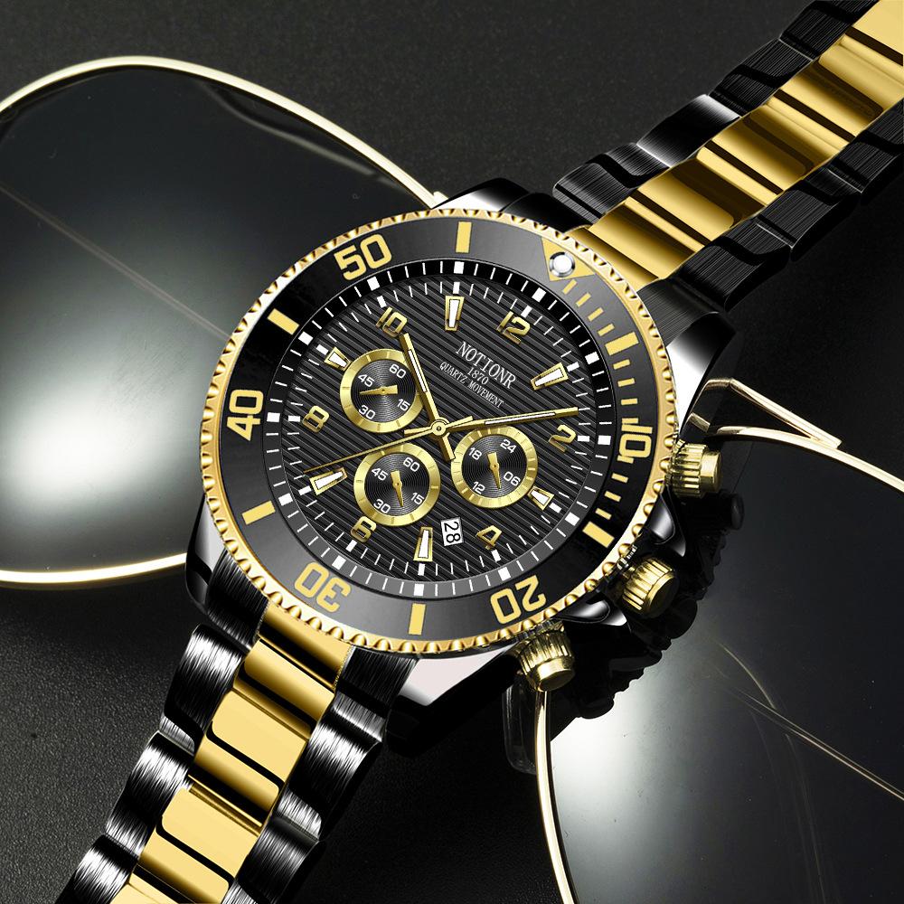 Fashion Business Men's Watch Multi-dial Men's Watch Sports Watch Classic Quartz Watch Stainless Steel Watch Calendar Watch