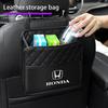 AAADJ1 Car Interior Organizer Storage Box Hanging Leather Bag For Honda Civic Accord Crosstour Spirior Odyssey Avancier UR-V Sienna