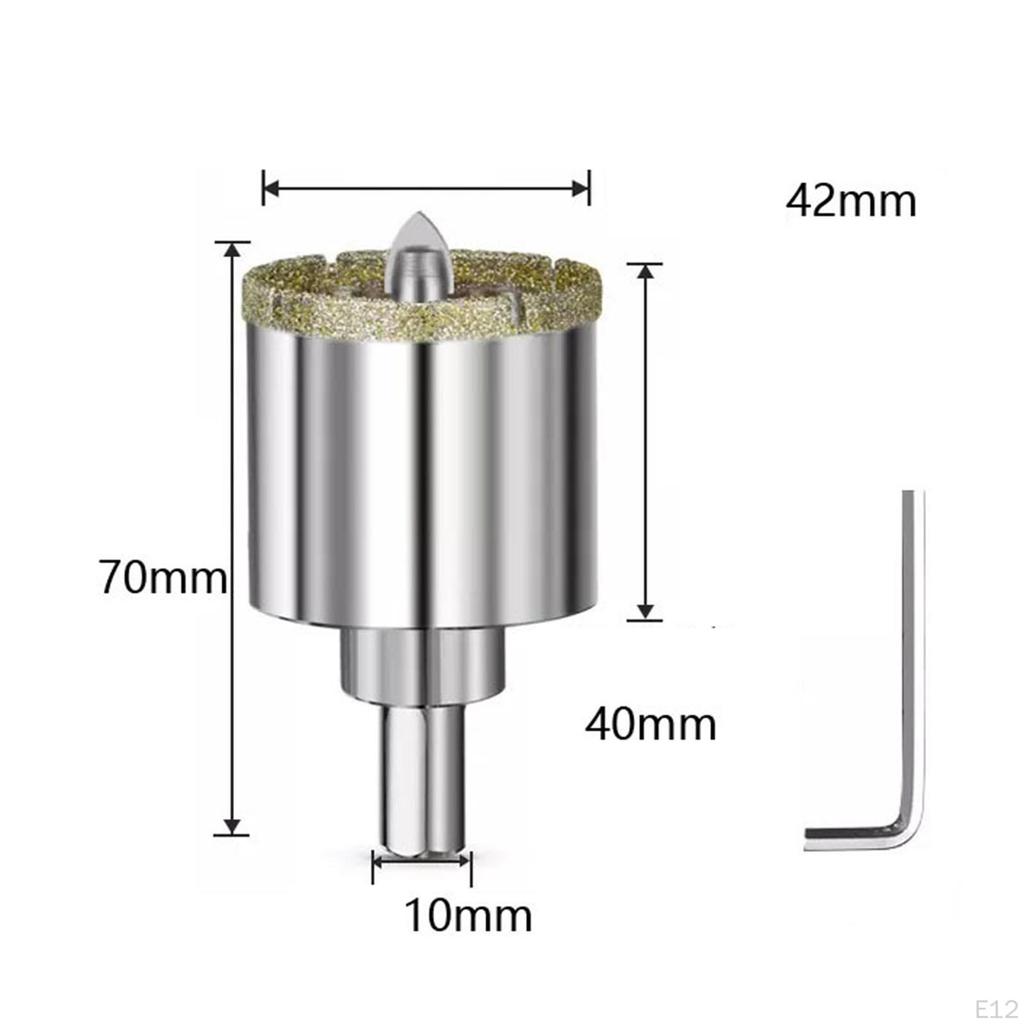Brazed Diamond Hole Opener with Center Drill Bit ,Smooth Cutting, Tools, Sturdy, Glass