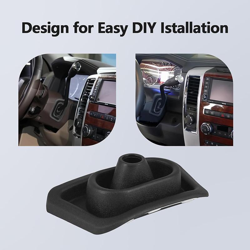 1 шт. Черный чехол рычага переключения передач с инструментом для снятия 68400287AA подходит для Dodge Ram 2011-2022