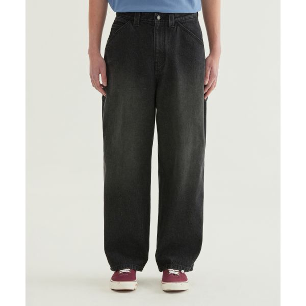 COVERNAT Covenant Ss26 Spliced Design Wide Leg Casual Classic Retro Fashion Denim Pants Men bottoms CO2601PT43BL