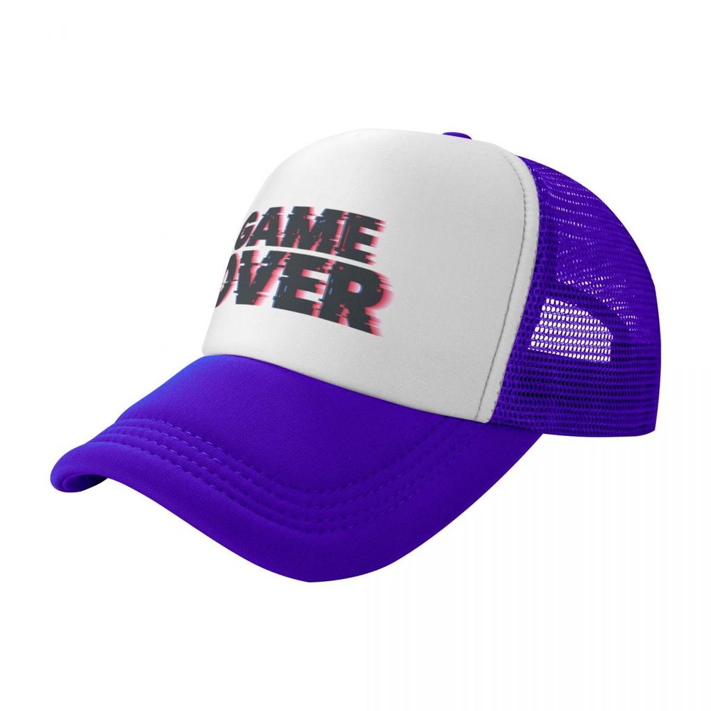 Game Over Baseball Cap Designer Hat hard hat fashionable Unisex Caps Womens