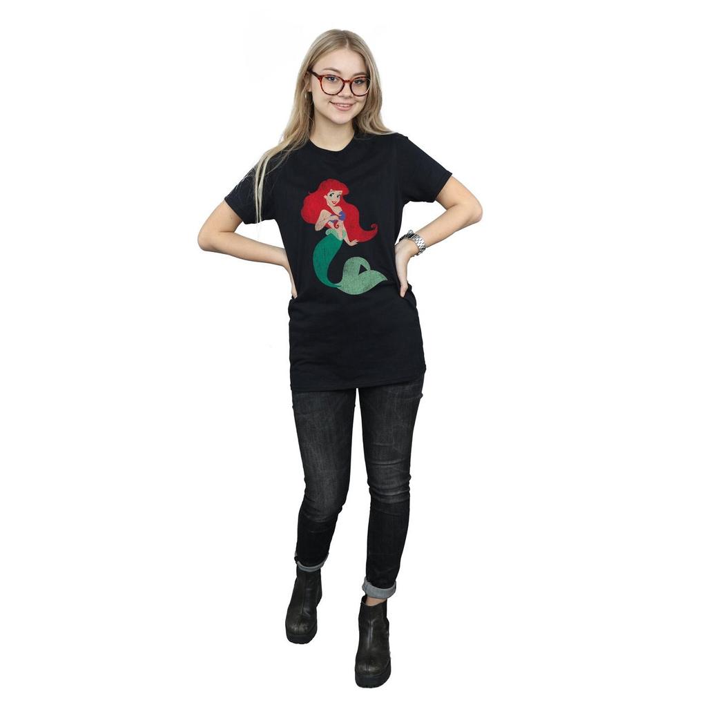 The Little Mermaid Womens/Ladies Ariel Cotton Boyfriend T-Shirt
