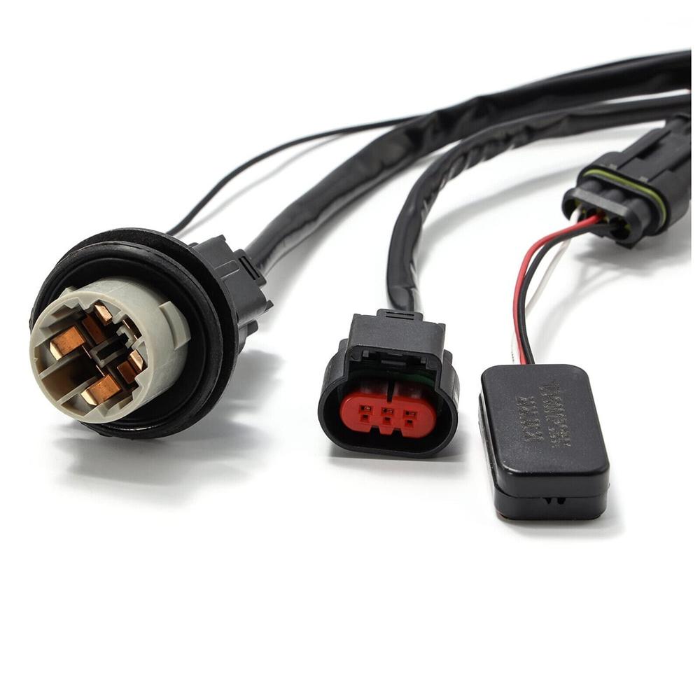 2x Projector Headlight Wiring Harness Converter For Ram 1500 2500 3500 2013-2018