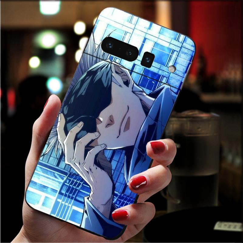 Чехол для телефона Google Pixel 10 Pro XL 9 Pro XL 9A 8 7 6 Pro Pixel 8A 7A 6A Pixel 8 7 6 5 Аниме Jujutsu Kaisen Годжо