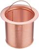 SANEI Sink Drain Stopper Antibacterial Deep Drain Garbage Punched Large Size Basket, Copper, Effect, Collection, Holes, PH6501AF-2-L