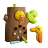 Игрушки для детей 2-4 лет; Игрушки Монтессори, Игрушки для развития мелкой моторики у малышей в возрасте от 2 до 4 лет, Магнитная игрушка «Червяк-дятел» для кормления птиц