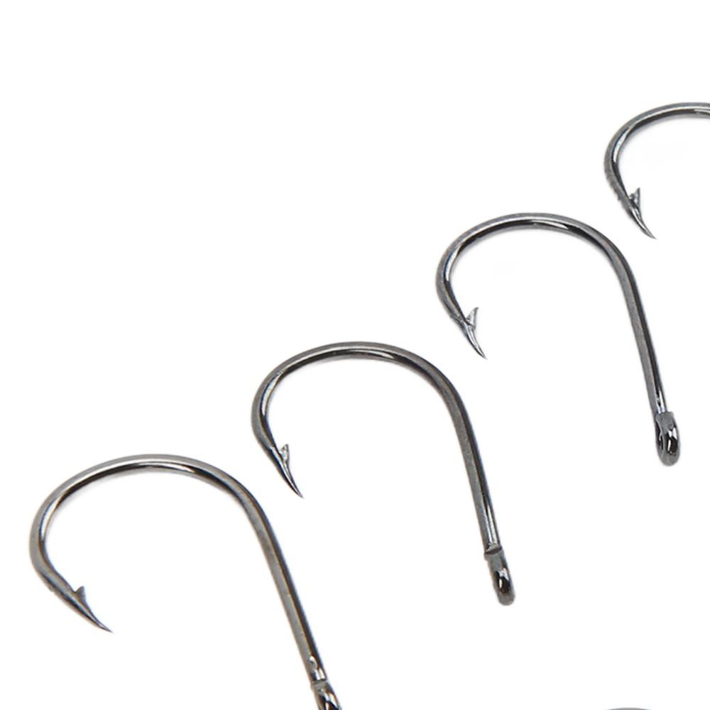 500PCS with Barbed Hooks Carp Fishing Hooks High Carbon Steel Fly Fishing Hooks Catfish Fishing