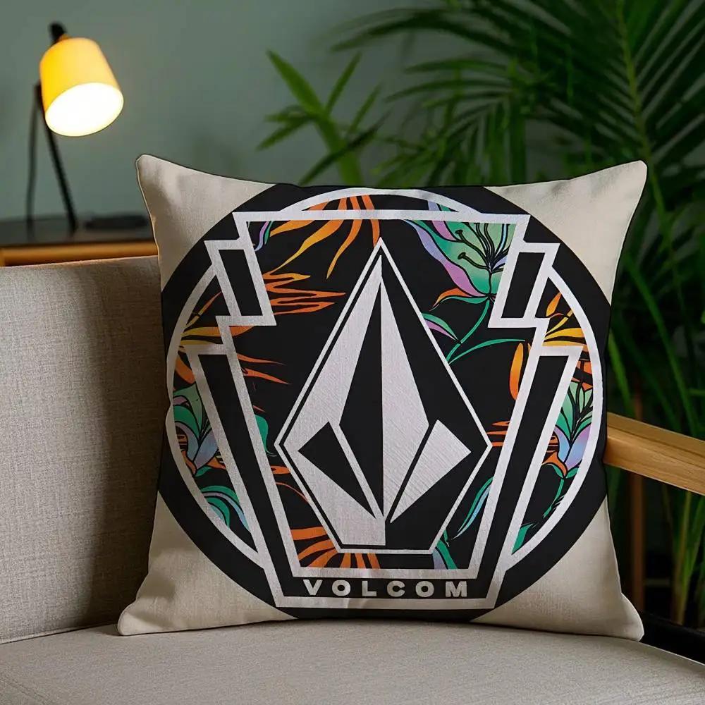 Экстремальные виды спорта Камень Volcom-V Наволочка Наволочка против пылевых клещей Невидимая молния Шелковистый короткий плюш Чехол для диванной подушки