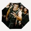 1 шт. Зонт Rammstein2, Защита от солнца и УФ-излучения. Имеет восемь прочных ребер для использования на улице и является идеальным подарком