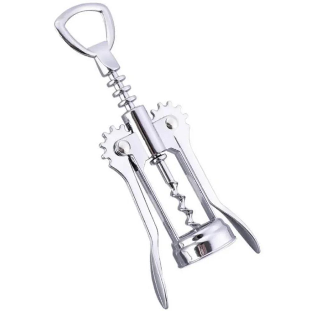 Portable Stainless Steel Red Wine Opener Wing Type Metal Sommeliers Corkscrew Bottle Openers Corkscrews Wine Cork Remover
