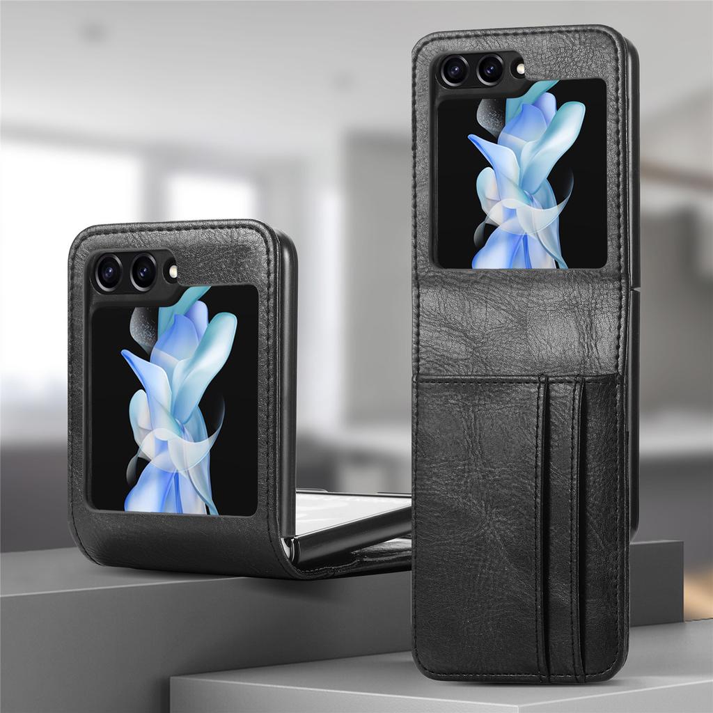 Чехол-кошелек для Samsung Galaxy Z Flip7 Flip5 5G Flip6 Flip 5 7 6 Flip4 Flip3 Flip2 Flip 4 3 2 1 Держатель для карт Кожаная сумка