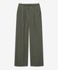 MIND BRIDGE WOMEN [W] Single-Pleat Wide Belted Elastic Pants - 2 Colors
