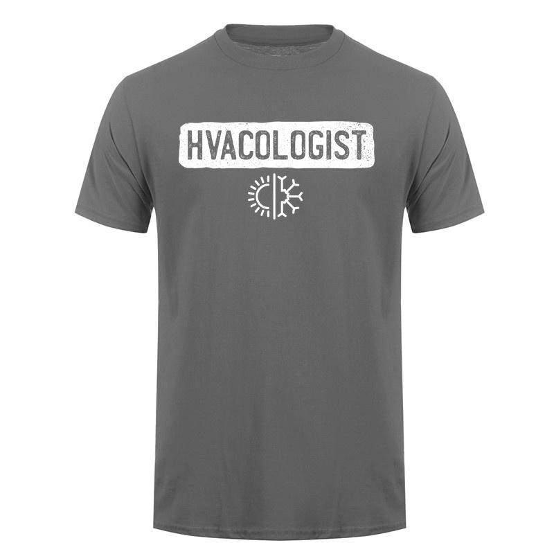 Hvacologist Tshirts Funny Hvac Technician Installer Heating Cooling Engineer Gift Cotton Tshirt Da271