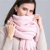Winter Scarf Women Luxury Mohair Scarf Cashmere Warm Pashmina Solid Female Scarves Wraps Thick Soft Bufanda Big Tassels Shawl Long Stole Scarf