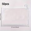Plastic Zipper Bags Heavy Duty Transparent Travel Storage Bag with Pull Tabs Travel Storage Bag Rectangle Shape Multipurpose Use