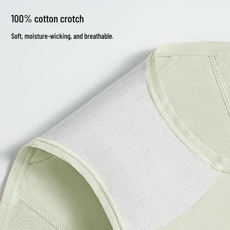MIIOW Женские трусы-слипы из чистого хлопка 10A с антибактериальной защитой (3-Pack)
