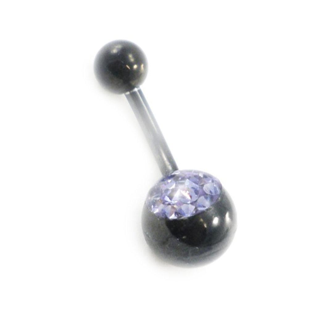 Les Trésors De Lily [I9485] - Purple 'Crystal' Body Piercing